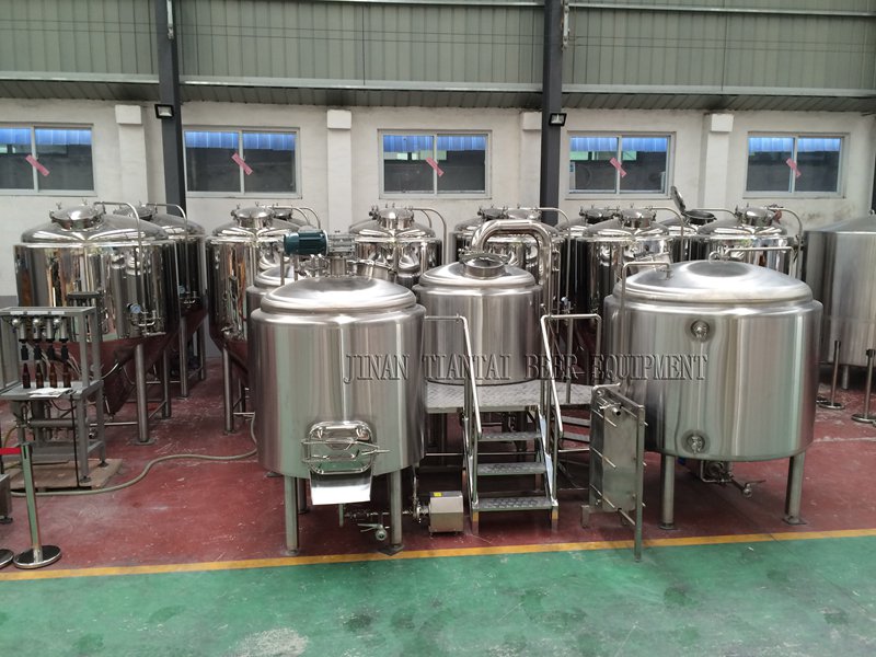 1200L/10BBL stainless steel Restaurant Beer Brewing System with CE